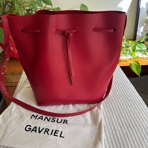 Mansur Gavriel Scarlet Shoulder Bag- Large